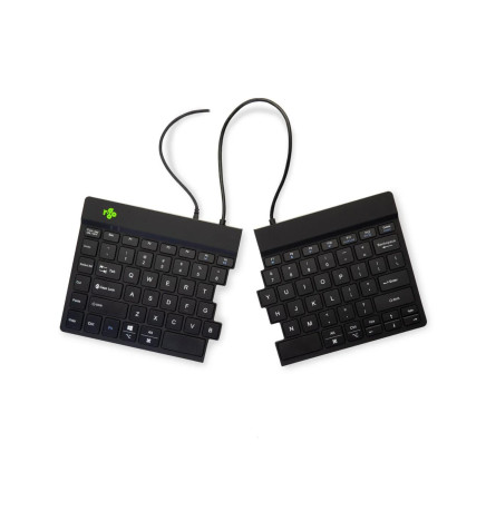 Clavier compact filaire en deux parties détachables R-Go Split Break