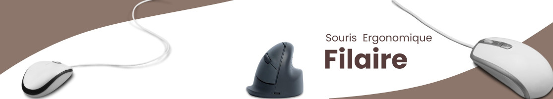 Souris filaire Ergonomique - Ergo-shop.fr