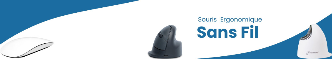 Souris sans fil ergonomique - ergo-shop